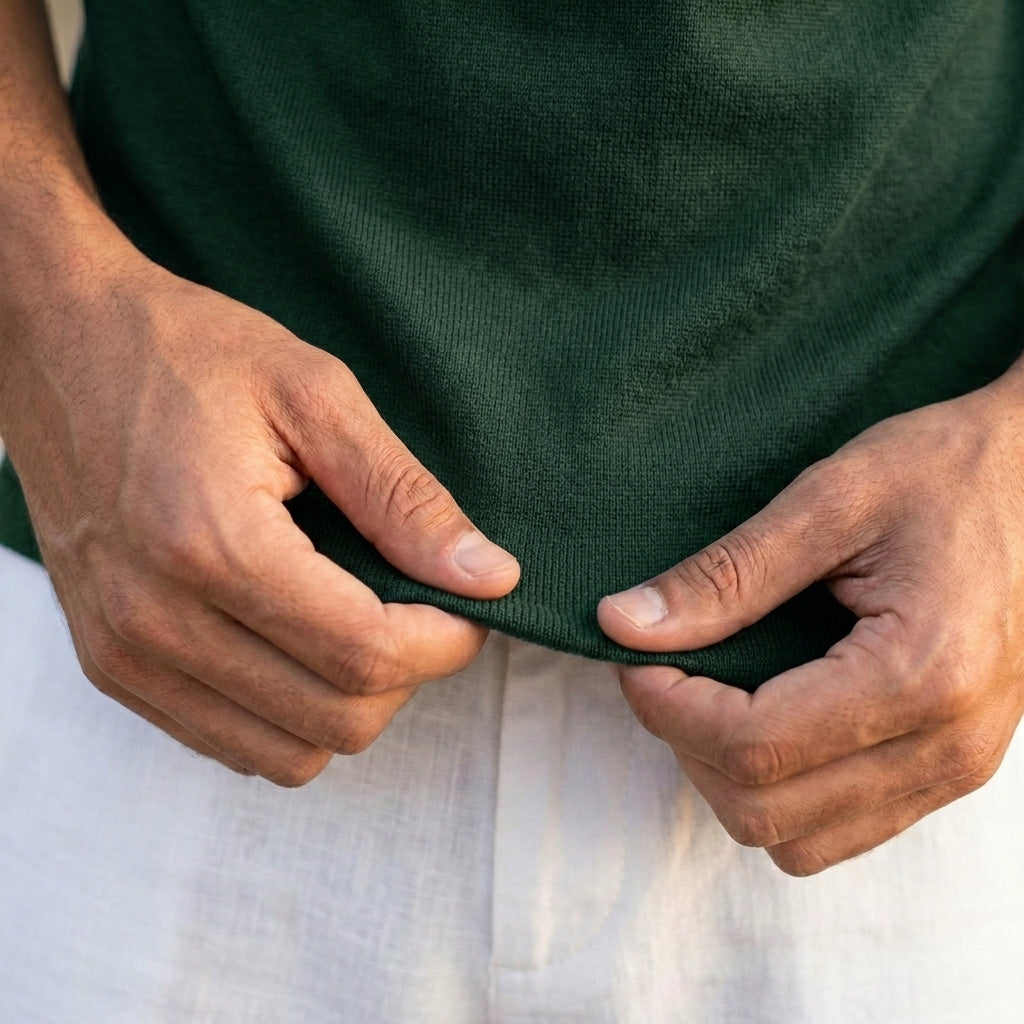 AZUR | Polo de Lino Premium
