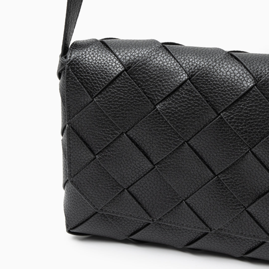 Aria Bolso Cruzado de Cuero Trenzado