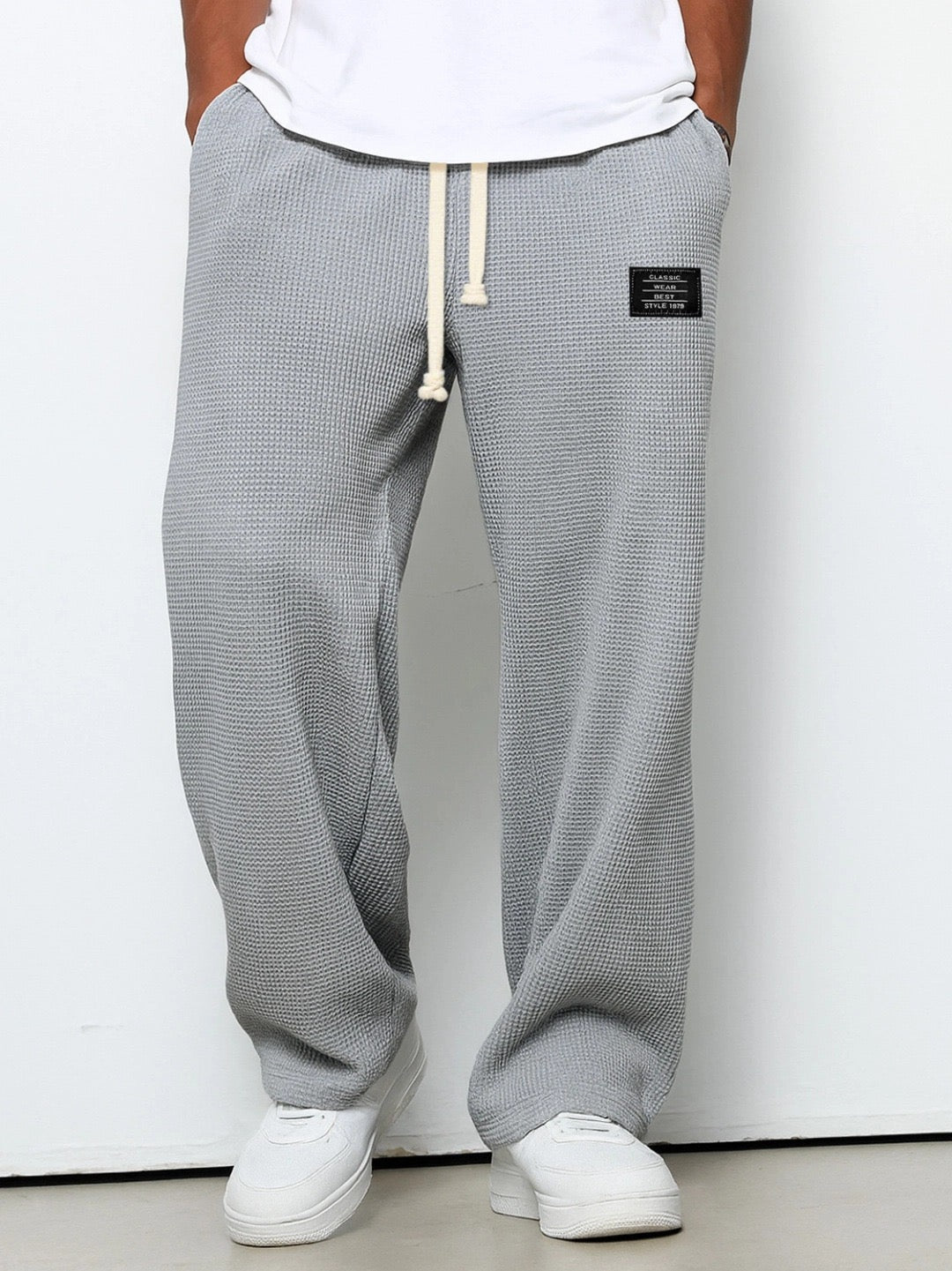 Lorenzo | Pantalones Anchos con Textura Panal