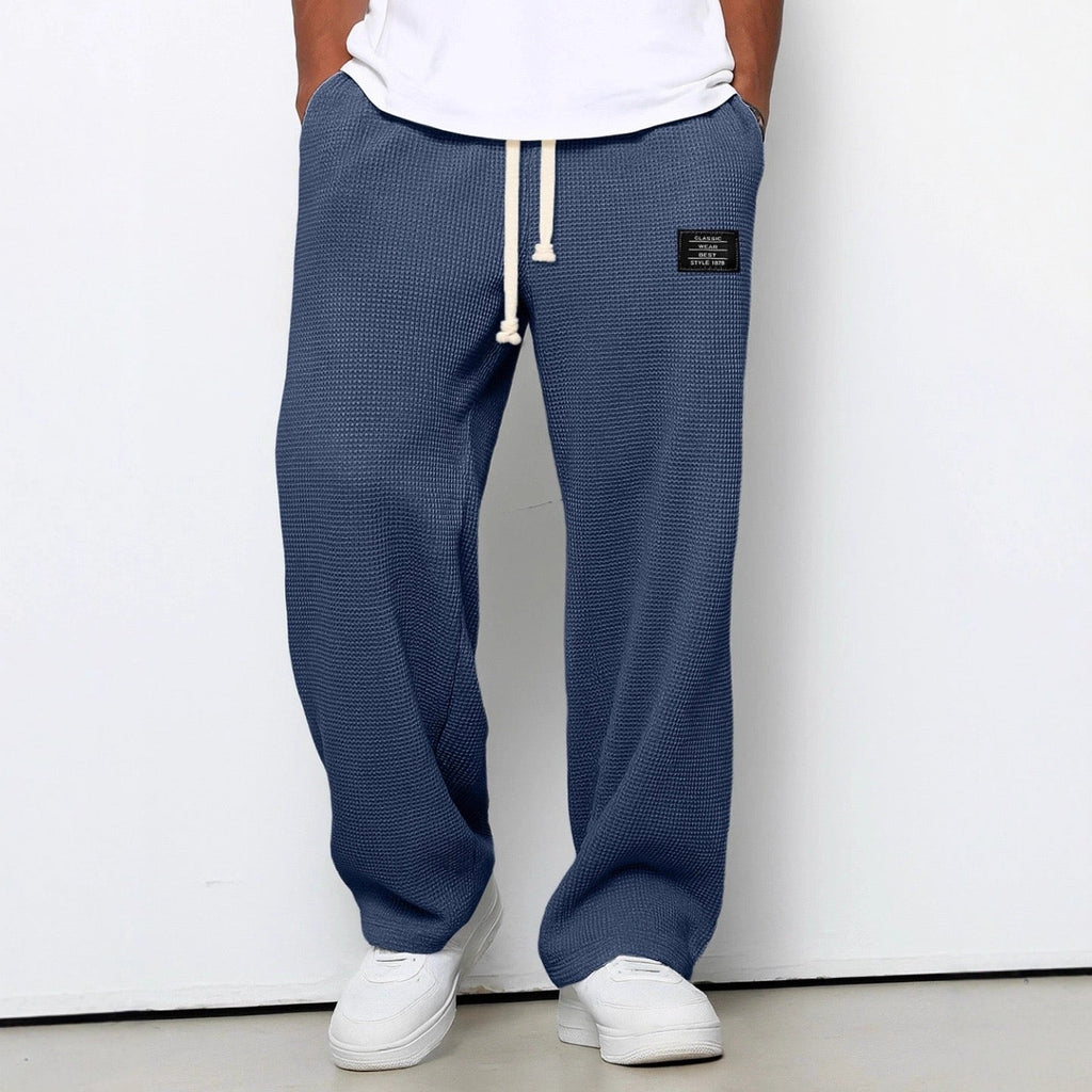 Lorenzo | Pantalones Anchos con Textura Panal
