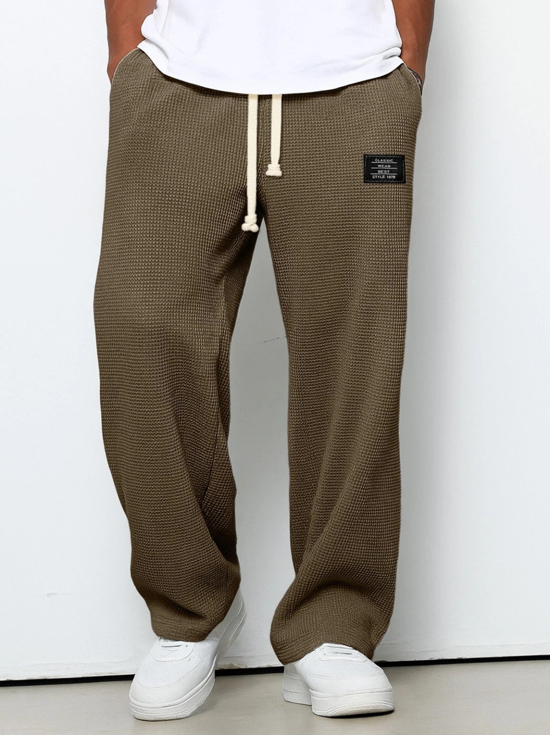 Lorenzo | Pantalones Anchos con Textura Panal