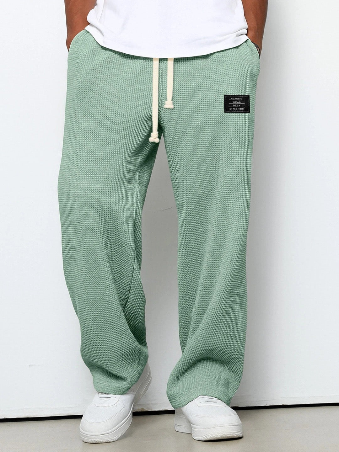 Lorenzo | Pantalones Anchos con Textura Panal