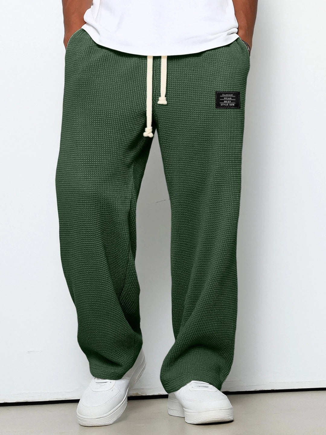 Lorenzo | Pantalones Anchos con Textura Panal