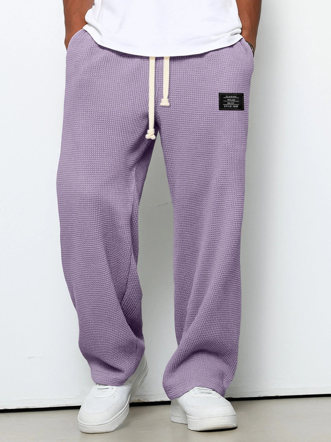 Lorenzo | Pantalones Anchos con Textura Panal