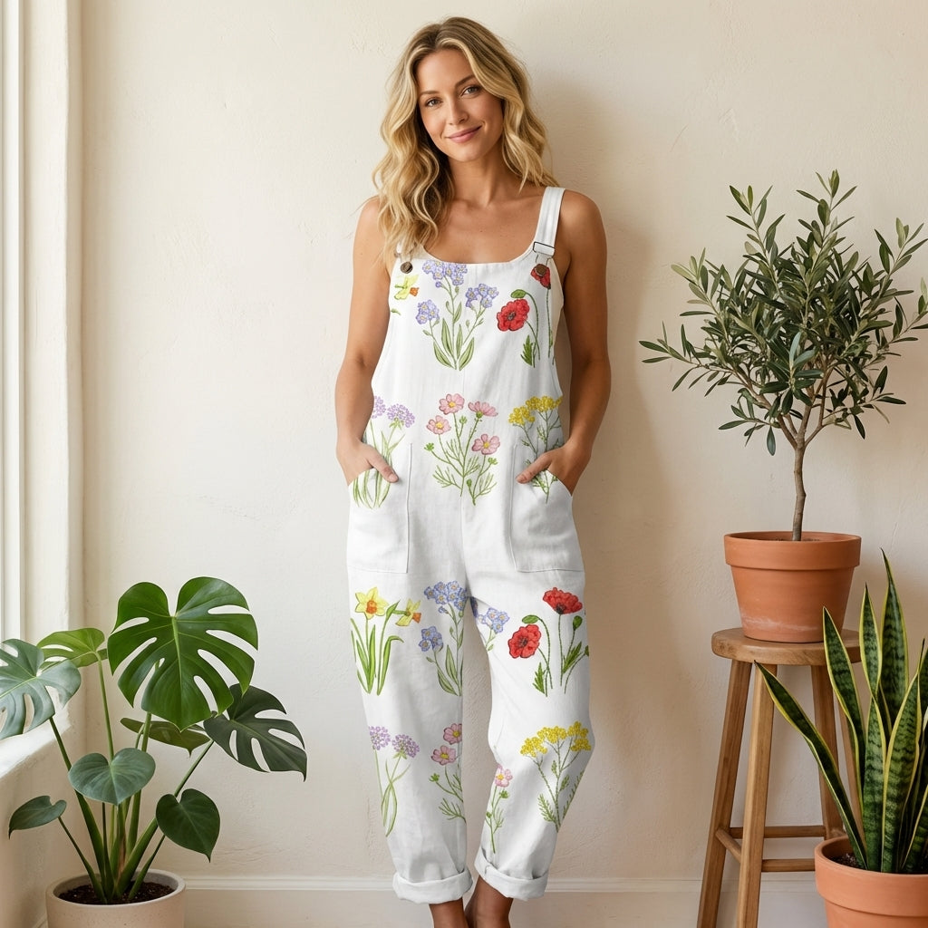 FLORA | Overol Estampado
