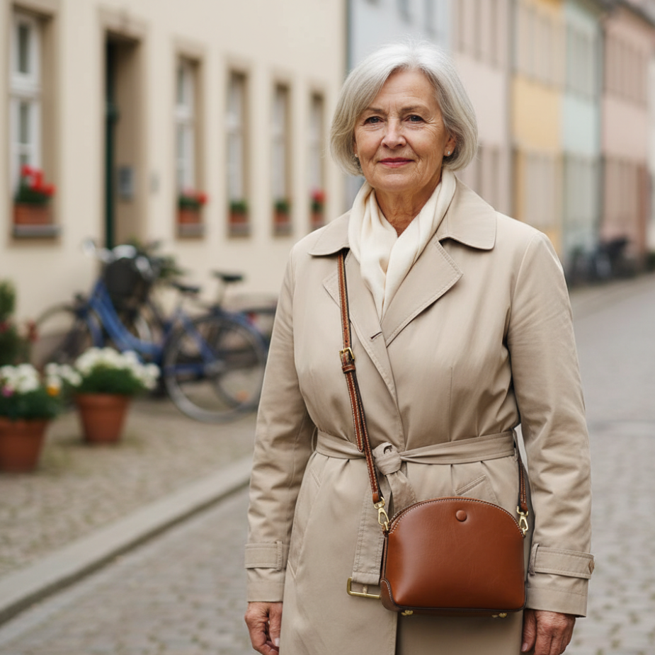 Amalia Bolso lateral retro – Diseño vintage elegante, compacto y práctico