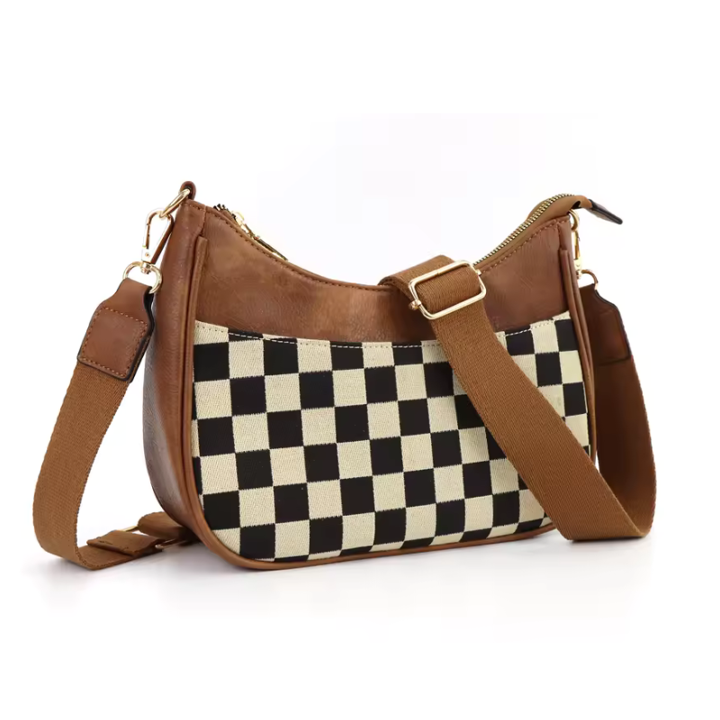 Bolso de hombro de cuero vintage